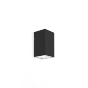 уличный настенный светильник черный вертикальный