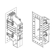 Монтажная рамка под штукатурку Kreon Side In-Line 20 x 100 KR775120
