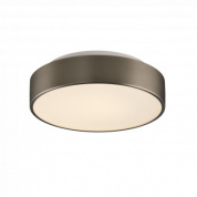 потолочный светильник для ванной, опаловый плафон, матовый никель, IP44