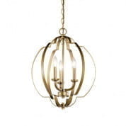 Voleta 20.75" 3 Light Pendant Natural Brass подвесной светильник 42140NBR Kichler