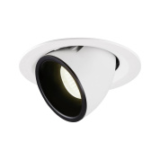1005966 SLV NUMINOS® GIMBLE M DL светильник встраиваемый 500мА 17.5Вт с LED 4000K, 1600лм, 20°, белый/черный