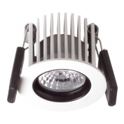 встраиваемый потолочный светильник даунлайт круглый с металлическим отражателем IP44