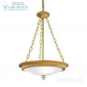 Kolarz MILORD 0297.33.15 подвесной светильник французское золото белый ø50cm высота 65cm мин. высота 85cm макс. высота 130cm 3 лампы e27