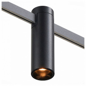 накладной потолочный цилиндрический светильник в темном корпусе для магнитной трековой системы FARM