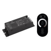 027150 Arlight Диммер ARL-3022-OVAL-DIM Black (12-24V, 1x25A, ПДУ, RF)