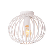 потолочная люстра с решётчатым металлическим корпусом