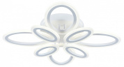 накладной потолочный светильник в форме цветка белый