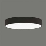 ACB Iluminacion Isia 3453/60 Потолочный светильник Textured Black LED 1x55W 3000K 5250lm, CRI-90, интегрированный светодиод, затемнение DALI/Push