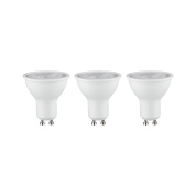лампа тройная белая матовая