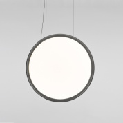 подвесной LED-светильник с тонкой круглой рамкой и рассеянным светом