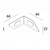 FTL35 TR - CORNER 90° Delta Light ILP