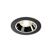 1003819 SLV NUMINOS® S DL светильник встраиваемый 250мА 8.6Вт с LED 4000K, 750лм, 20°, черный/хром