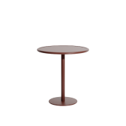 M0742524 La Petite Friture WEEK-END Круглый стол кафе садовый металлический бордовый Ø70
