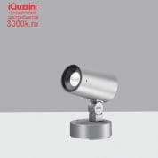 EH94 Palco InOut iGuzzini Spotlight with base - Warm White Led - integrated electronic control gear - Flood optic