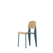 4055737141706 Standard Vitra Стул обеденный тёмно-синий с деревянным сиденьем