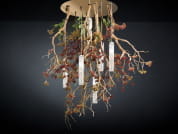 FLOWER POWER MANZANITE Светодиодный потолочный светильник из муранского стекла VGnewtrend