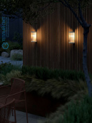 Coupar настенный светильник для улицы Nordlux отшлифованный 2218061008