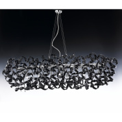 Metal Lux Astro SP rettangolare прямоугольная современная люстра хром; чёрный 206.540.03