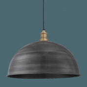Brooklyn Dome Pendant - 18 Inch - Pewter подвесной светильник Industville BR-DP18-P