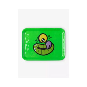 SE19054 Seletti MONSTERS поднос из меламина зелёного цвета с рисунком персонажа Джино