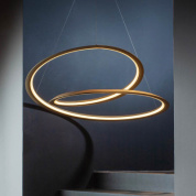 KEP LOW 52 Nemo Kepler down SP LED подвесной светильник со светом вниз золотой