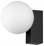 7124/1W Odeon Light NATURE настенный уличный светильник с белым шарообразным плафоном