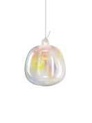 подвесной светильник в форме овала с радужным напылением