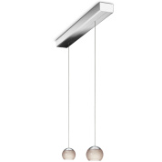 подвесной светильник с круглыми плафонами в ряд