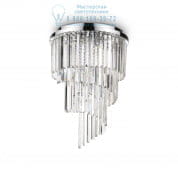 168937 CARLTON PL12 Ideal Lux потолочный светильник хром