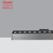 BN92 Linealuce iGuzzini Compact - Wall-/Ceiling-mounted - LEDs - DMX512-RDM control - L=1511mm - Wall Grazing Optic