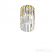 Kolarz Prisma 344.11M.3 точечный светильник золото 24 карата ø12cm высота 20cm 1 лампа g9