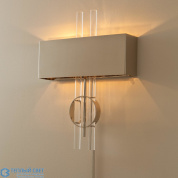 Radio City Wall Sconce-Nickel-HW Global Views бра