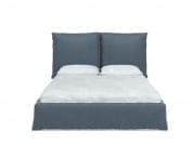 Beds Кровать со съемным чехлом и мягким изголовьем Gervasoni