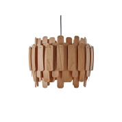 подвесной светильник цилиндрической формы коричневого оттенка