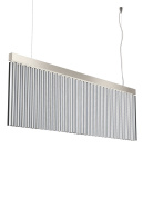 подвесной линейный светильник с металлическими панелями