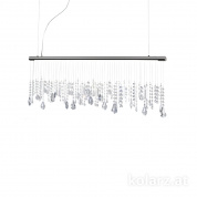 Kolarz Stretta led 2104.87.59 подвесной светильник dark chrom ширина 120cm высота 44cm мин. высота 53cm макс. высота 250cm 1 лампа cветодиодная лампа с регулировкой яркости