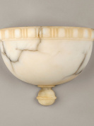 настенное бра вверхсвет с чашей из алебастра