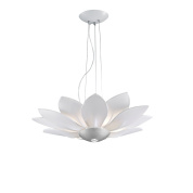 Kolarz FIORE 5231.80650 подвесной светильник белый ø82cm высота 18cm макс. высота 250cm 7 ламп e27+gu10