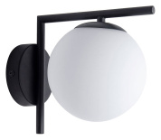 настенное бра с белым плафоном и прямым креплением