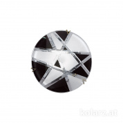 Kolarz Mikado 0296.11E.3.WBk точечный светильник золото 24 карата черный/белый ø11cm макс. высота 55cm 1 лампа gu10