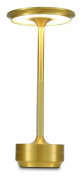 настольная лампа декоративная цилиндрическая золотая