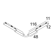 27300 9970 Delta Light PR SPLITLINE Spl14 - Разъем 48 В - 0-180°