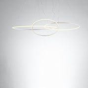 подвесной светильник с тремя кругами белого цвета IP40