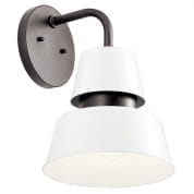 Lozano 13" 1 Light Wall Light White уличный настенный светильник 59002WH Kichler