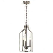 Morrigan 21" 3 Light Foyer Pendant Brushed Nickel люстра 42499NI Kichler