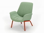 Ila Тканевое кресло со стальной конструкцией Pedrali PID452417
