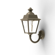 настенное бра с фонарным плафоном песочного цвета