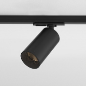 трековый спот матовый черный для однофазного шинопровода