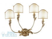 Solange Настенный светильник French Gold с плафонами Possoni Illuminazione 337/A4-P