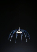 подвесной светильник с радиальной конструкцией и линейными световыми элементами